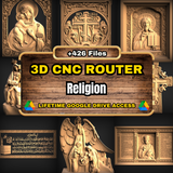 Religion 3D CNC Router STL Pack: +426  STL Files of Religion Models For 3D Cnc Router Machine - Lifetime Google Drive Access
