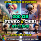 Chibi & Funko STL Pack For 3D Printing: +1700 STL Files of Chibi and Funk - 200GB Lifetime Google Drive Access